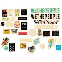 wethepeople BRAND Sticker Set 