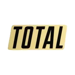 Total BMX NEW STYLE LOGO Sticker 