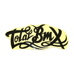 Total BMX LOGO Sticker schwarz
