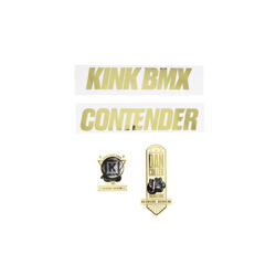 Kink CONTENDER Kit d´autocollants gold