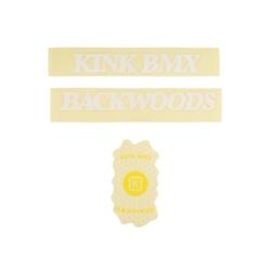 Kink BACKWOODS Kit d´autocollants white