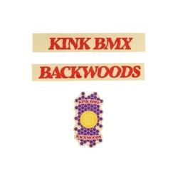 Kink BACKWOODS Decal Set red