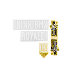 Kink ROYAL Kit d´autocollants gloss white/gold