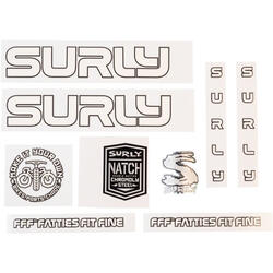 Surly INTERGALACTIC Decal Set white