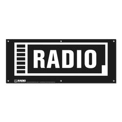Radio CONTEST Banner black 200 x 80cm