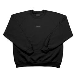 wethepeople LABEL Crewneck Sweater black/black label L