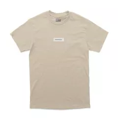 wethepeople LABEL T-Shirt sand/white label