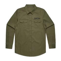Cult MILITANT Chemise army green M