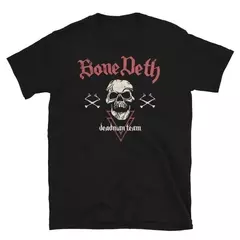 Bone Deth TEAM VINTAGE T-Shirt schwarz/rot