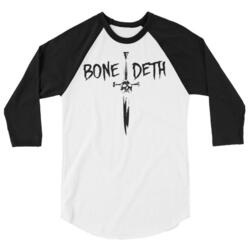 Bone Deth DAGGER 3/4 Sleeve schwarz/weiß M