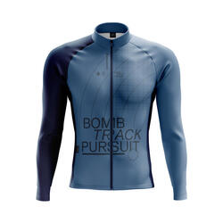 Bombtrack GRIDS AND GUIDES Langarm Trikot midnight blue  S