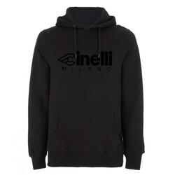 Cinelli MILANO FLOCKED Hooded Sweater schwarz XL