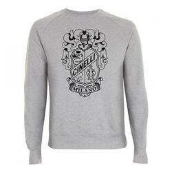 Cinelli CREST Crewneck Sweater heather grey S