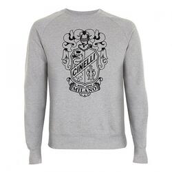 Cinelli CREST Crewneck Sweater heather grey XL
