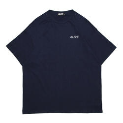 ALIVE Industry 22LOGO T-Shirt navy L