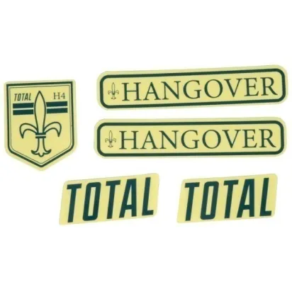 Total BMX HANGOVER H4 Rahmensticker