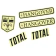 Total BMX HANGOVER H4 Rahmensticker
