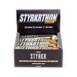 Styrkr STYRKRTHON Energie Riegel Caramel, Peanuts, Chocolate 12er Box