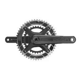 Praxis Doon Crank Set Carbon M30 THRU 165mm 2X 52/36T X-Ring Elite black