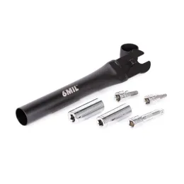 6MIL MT-01 Multitool black 17,19mm sockets, extension, 6,8mm hex bits