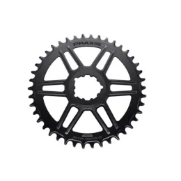 Praxis Kettenblatt Aluminium 50T 3-Bolt DM 6mm ohne Spider Road NW black