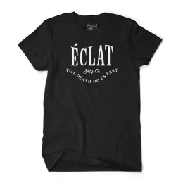 éclat TILL DEATH T-Shirt schwarz M