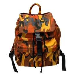 Cult THICK LOGO Rucksack orange camo