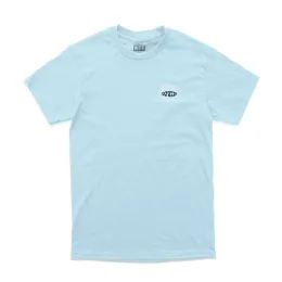 wethepeople FOCUSED T-Shirt light blue/black print XXL