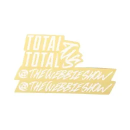 Total BMX TWS Rahmensticker white