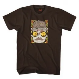 Cinelli MR. CAT HAT T-Shirt braun S