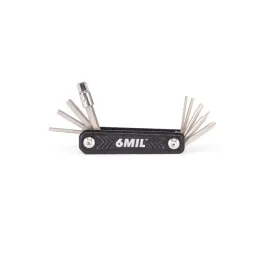 6MIL FT-01 Multitool 2-8mm hex key, T25, phillips/flathead