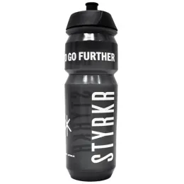 Styrkr WATER BOTTLE Trinkflasche transparent black 750ml