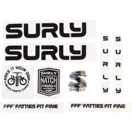 Surly INTERGALACTIC Decal Set black