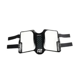 Radio Race SIDE PLATE white/black 228 x 143mm, incl. Velcro straps