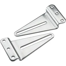 Surly FRONT RACK UPPER OFFSET Montageplatten silver 