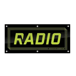Radio SHOP Banner  100 x 40cm